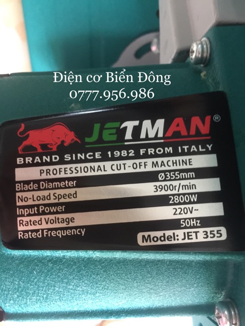 Máy cắt bàn chính hãng JETMAN CON BÒ HÚT 2800W 3900 vòng tua cắt mạnh lực và thẳng nếp