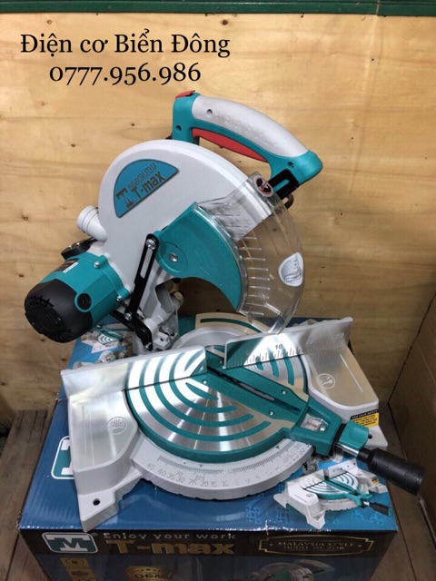 Máy cắt nhôm T-MAX dây curo đĩa cắt 255mm 1850W