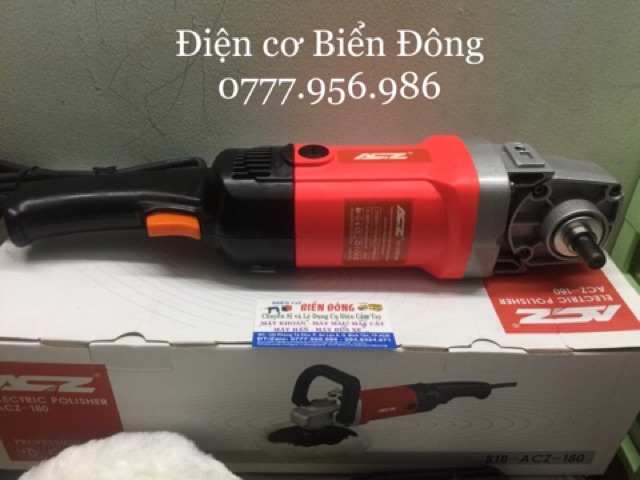 MÁY ĐÁNH BÓNG ÔTÔ ACZ đĩa 180mm 1800w chuyên đánh bóng ôtô chà nhám các bề mặt gỗ mỹ nghệ