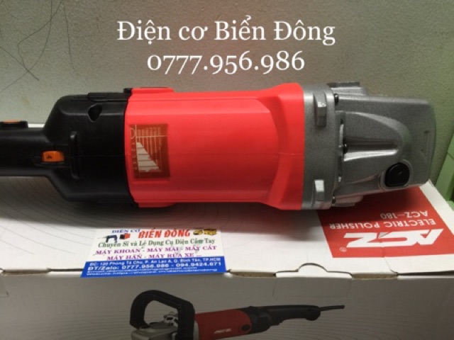 MÁY ĐÁNH BÓNG ÔTÔ ACZ đĩa 180mm 1800w chuyên đánh bóng ôtô chà nhám các bề mặt gỗ mỹ nghệ