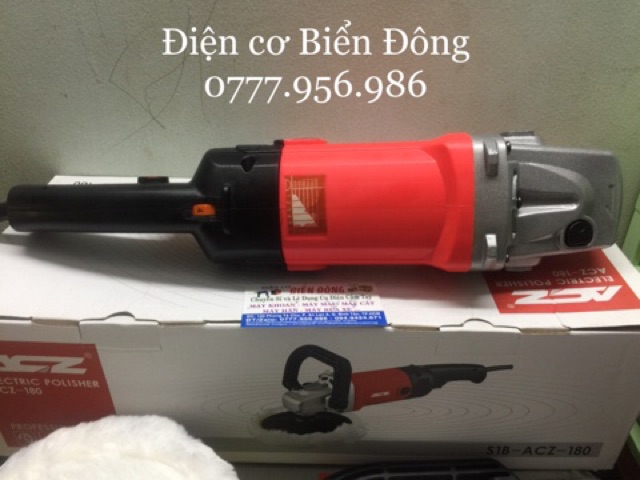 MÁY ĐÁNH BÓNG ÔTÔ ACZ đĩa 180mm 1800w chuyên đánh bóng ôtô chà nhám các bề mặt gỗ mỹ nghệ
