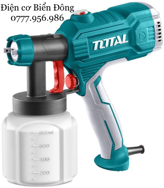 Máy phun sơn Total TT3506 450w phun sơn đồ vật sơn nội thất ngoại thất
