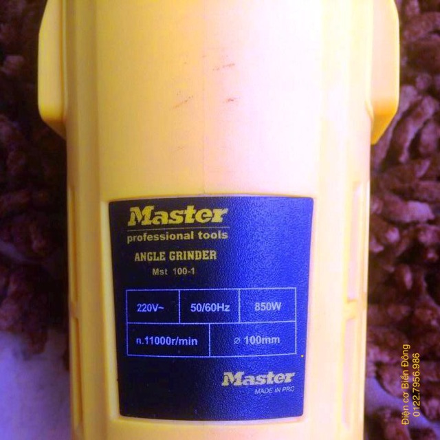 Máy mài Máy mài 1 tấc MASTER 850W chuyên dùng để mài và cắt sắt, tường, gỗ, tôn.