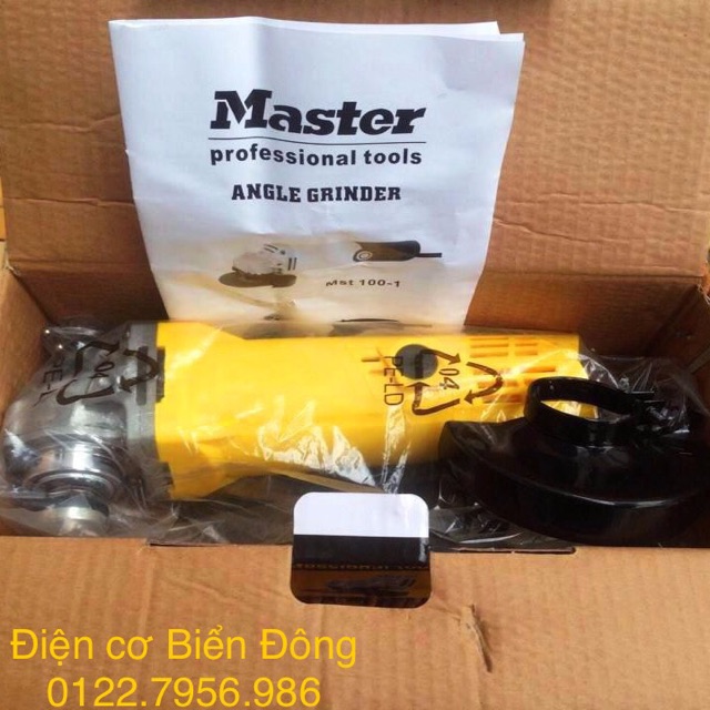 Máy mài Máy mài 1 tấc MASTER 850W chuyên dùng để mài và cắt sắt, tường, gỗ, tôn.