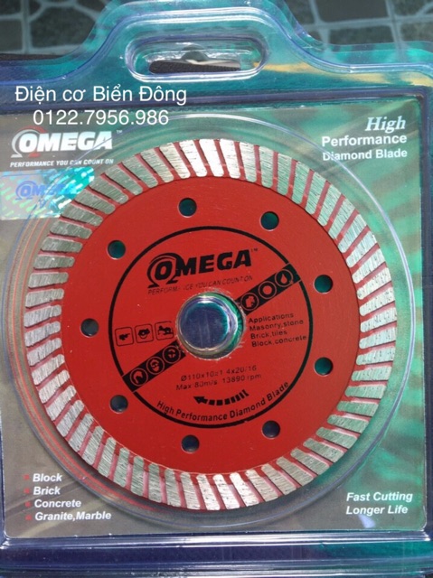 Lưỡi cắt gạch OMEGA 1-110mm
