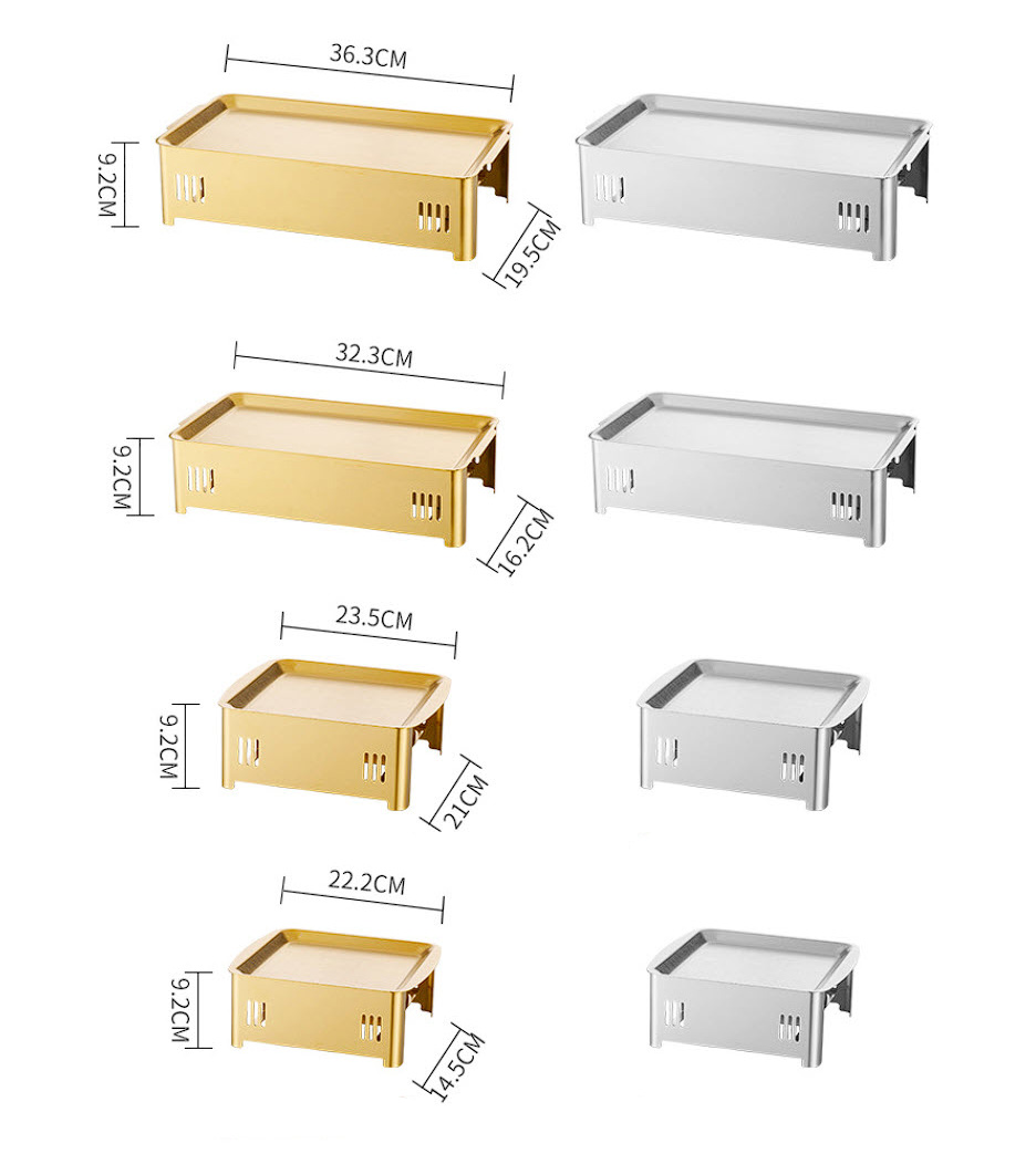 Bếp nướng cồn bộ vỉ nướng kèm bếp cồn bếp nướng thịt BBQ hải sản OEM CJL01