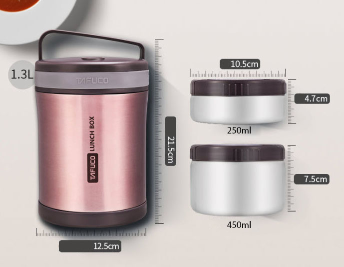 Hộp cơm giữ nhiệt 3 ngăn Tafuco T2610