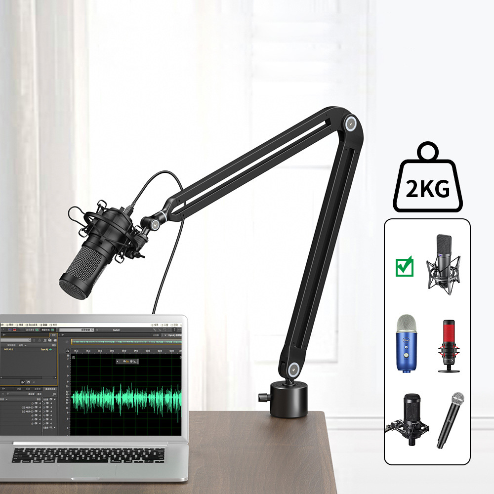 Giá đỡ mico kẹp bàn giá gắn micro Rodd AK45