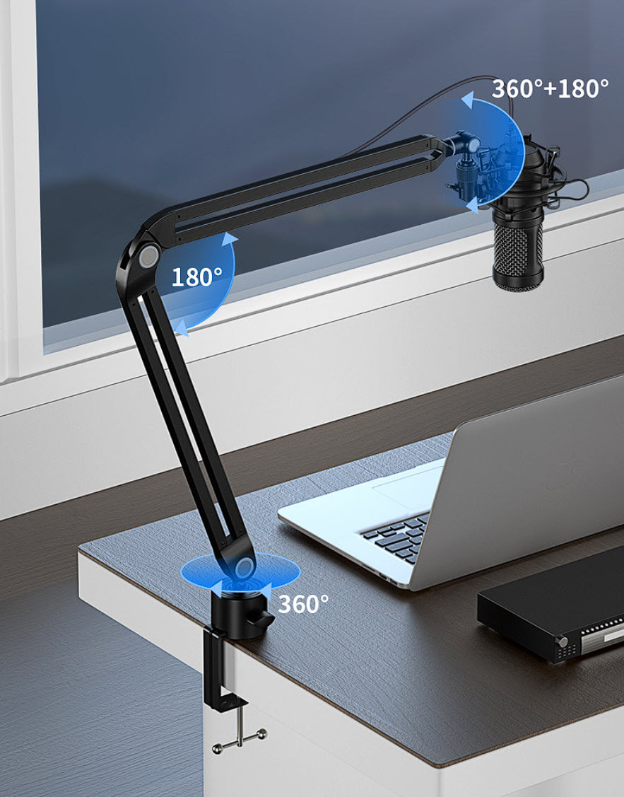 Giá đỡ mico kẹp bàn giá gắn micro Rodd AK45