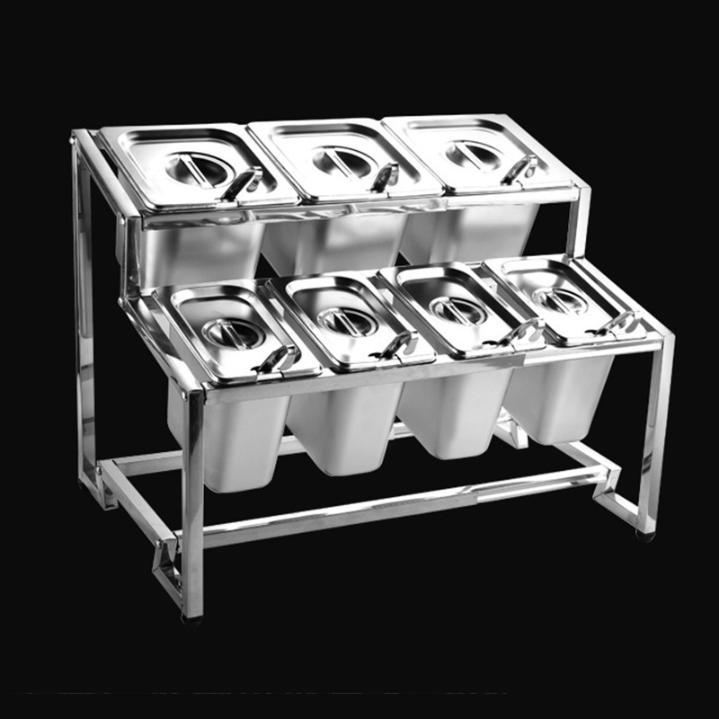 Khay đựng gia vị nước chấm buffet topping trà sữa ML32180