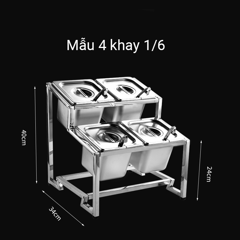 Khay đựng gia vị nước chấm buffet topping trà sữa ML32180
