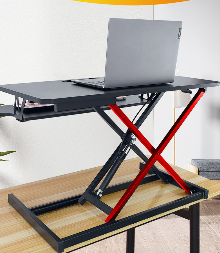 Bàn vi tính nâng hạ chiều cao bằng cơ trợ lực HAT03