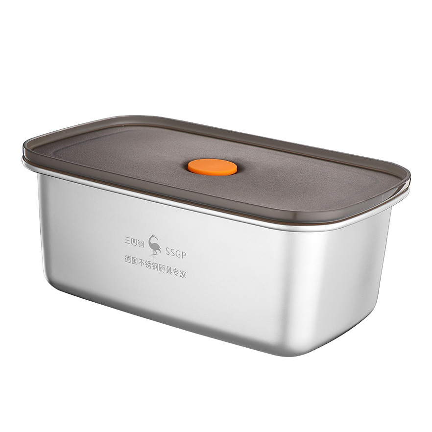 Hộp đựng thực phẩm inox tế 316 nắp đậy chống tràn SSGP2268