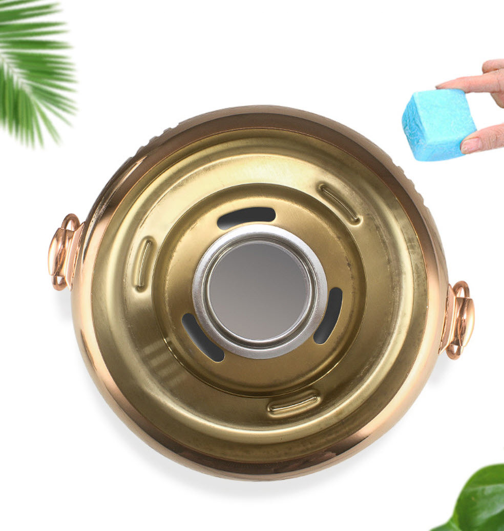 Nồi lẩu bếp cồn inox đẹp cao cấp cho nhà hàng SX668