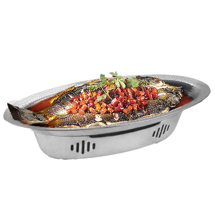 Khay hấp cá kèm bếp cồn hâm nóng lagu, bò né, hải sản CD012