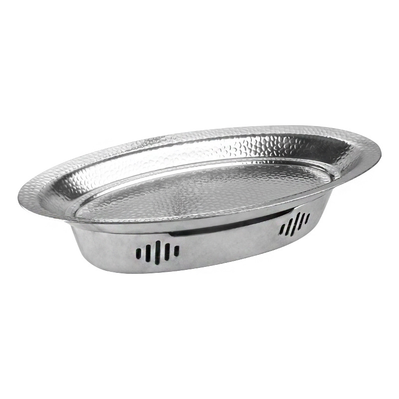 Khay hấp cá kèm bếp cồn hâm nóng lagu, bò né, hải sản CD012