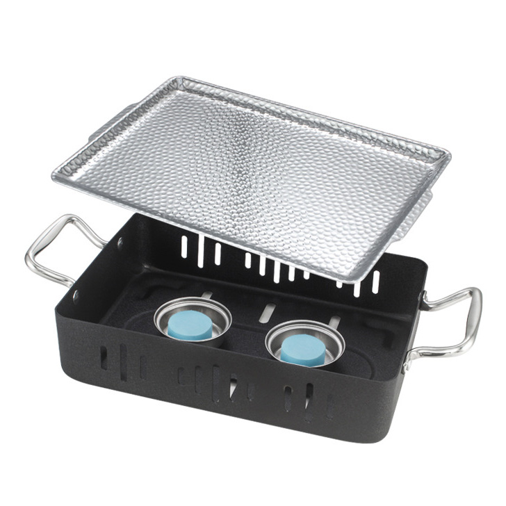 Bếp nướng cồn nướng bò, hải sản cho nhà hàng CD014
