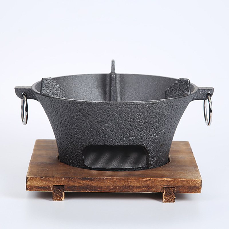 Bếp nướng than hoa gang đúc nướng BBQ hải sản cho nhà hàng WCH01