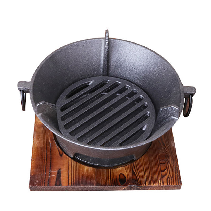 Bếp nướng than hoa gang đúc nướng BBQ hải sản cho nhà hàng WCH01