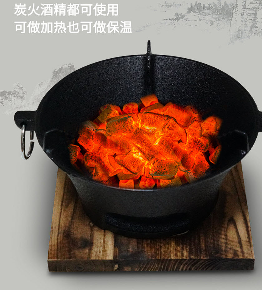 Bếp nướng than hoa gang đúc nướng BBQ hải sản cho nhà hàng WCH01