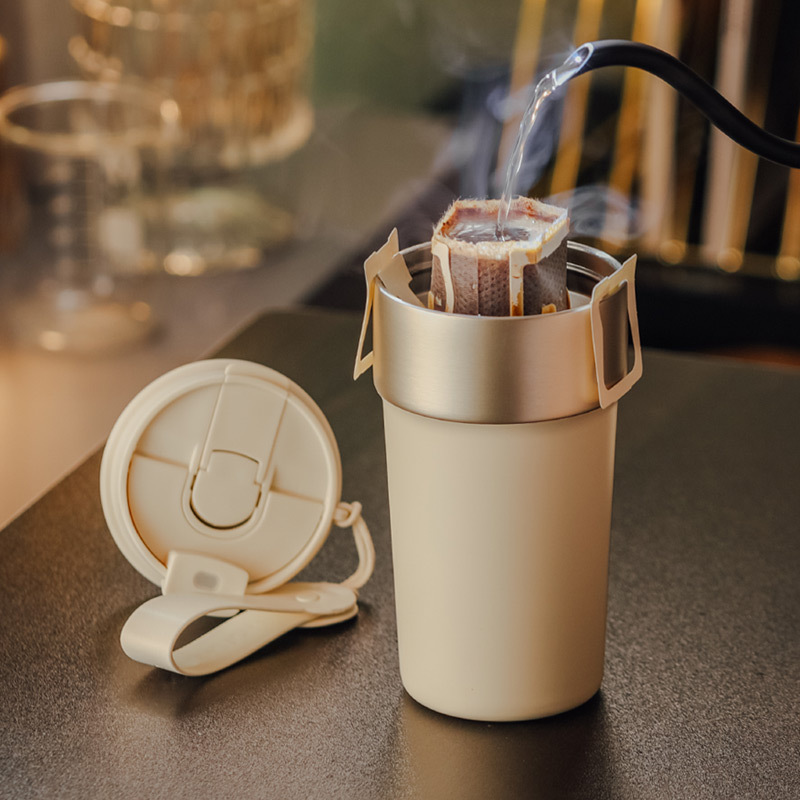 Ly giữ nhiệt inox y tế 316 đựng cafe 500ml an toàn cho sức khỏe GKH01