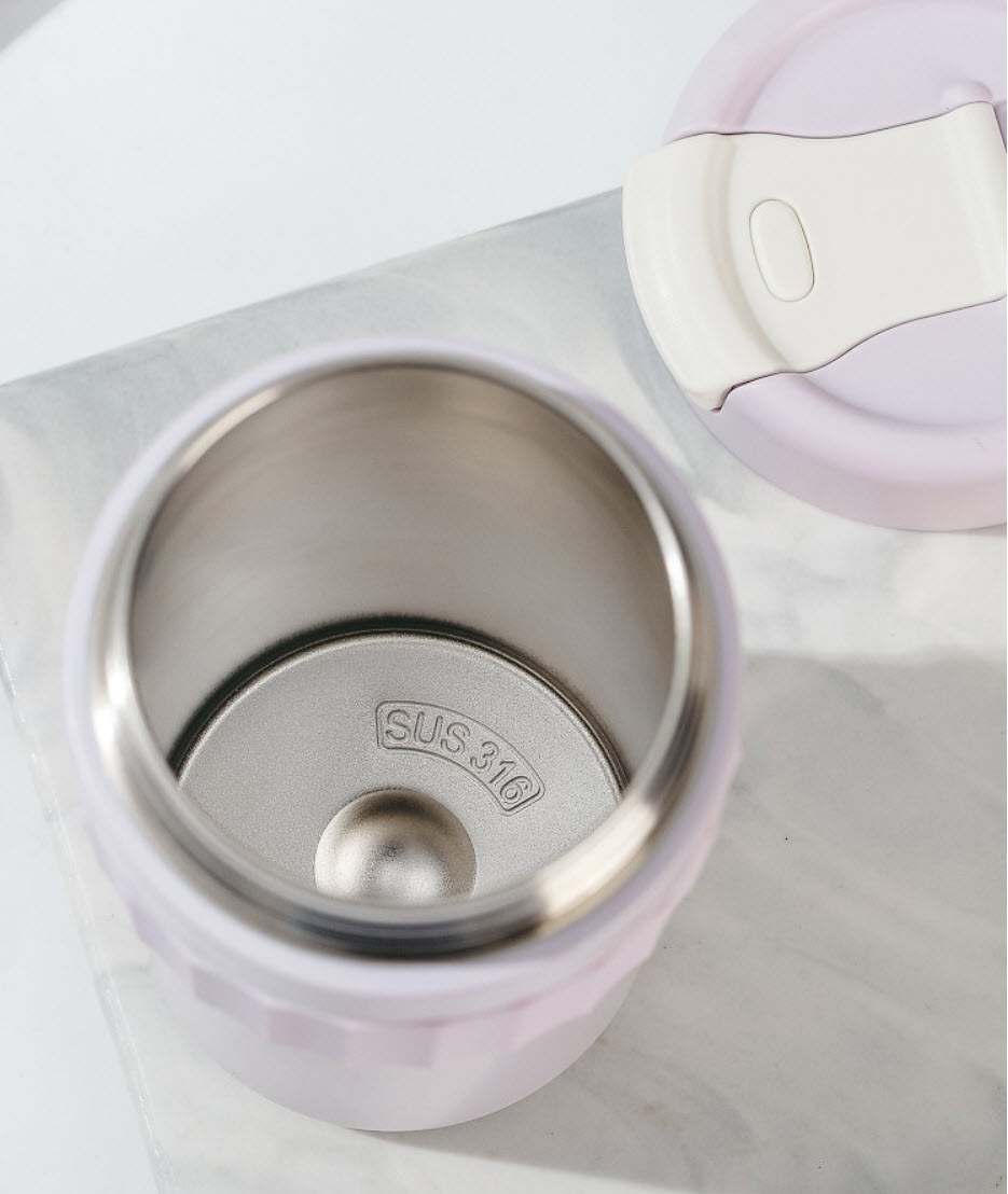 Ly giữ nhiệt inox y tế 316 đựng cafe 480ml an toàn cho sức khỏe H8141
