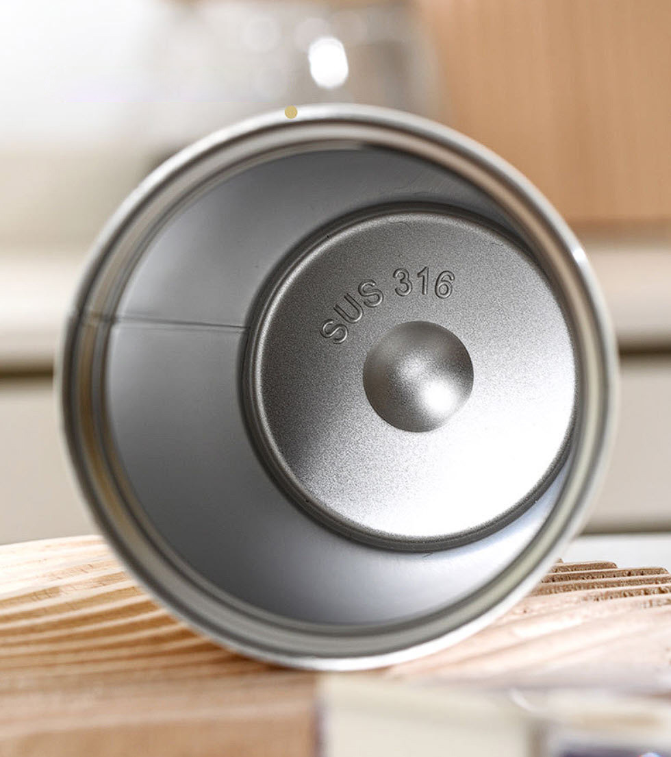 Ly đựng nước giữ nhiệt 420ml inox y tế 316 cao cấp H8115