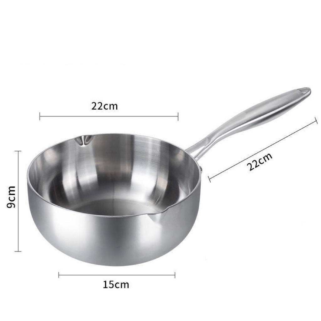 Nồi inox y tế 316 cao cấp 1 tay cầm A050