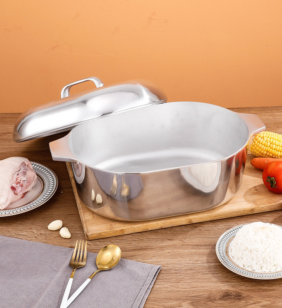 Nồi nấu gà hợp kim nhôm đúc 3000ml HXGJG