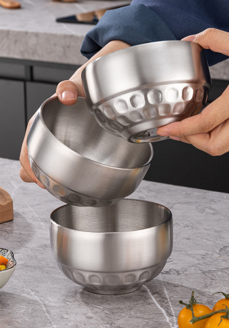 5 cái Chén inox y tế 316 đường kính 11cm 2 lớp 316ZSW