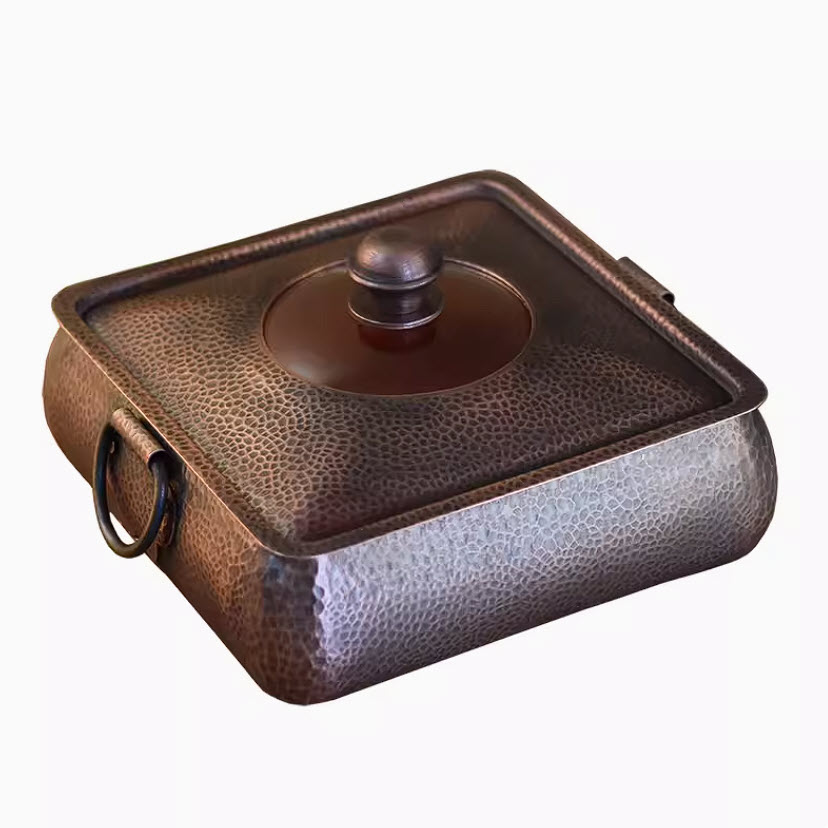 Nồi lẩu đồng đỏ cao cấp handmade phong cách vintage DSTY123