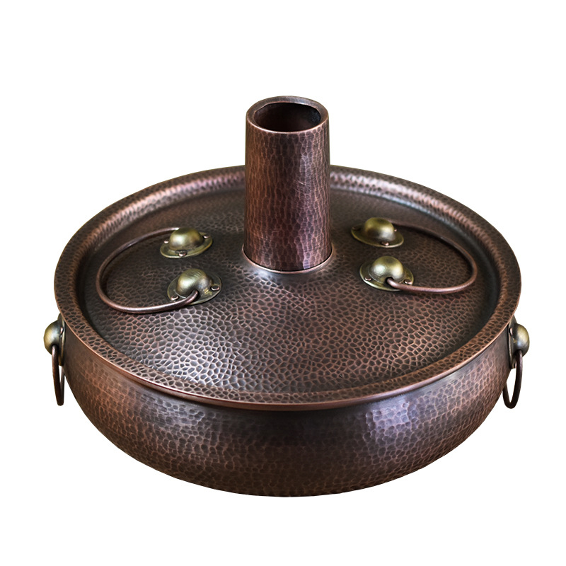 Nồi lẩu đồng đỏ handmade phong cách cù lao vintage DSTY125