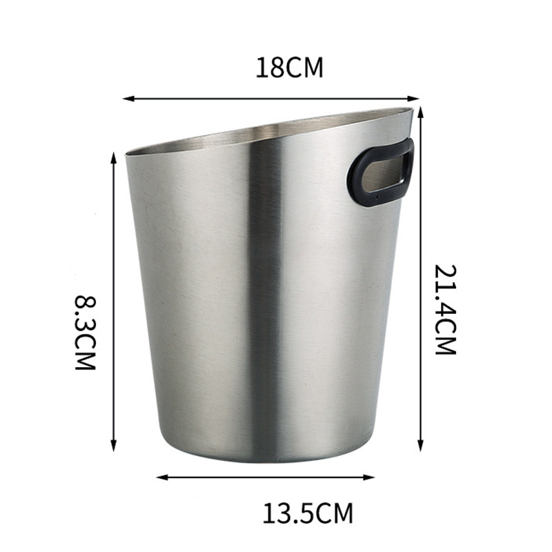 Xô đá inox 304 ướp đồ uống có cồn 5L LEBT010