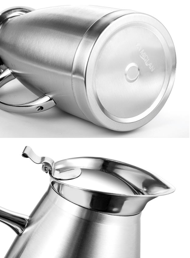 Bình đựng nước 2 lớp cách nhiệt inox 304 OEM ML005