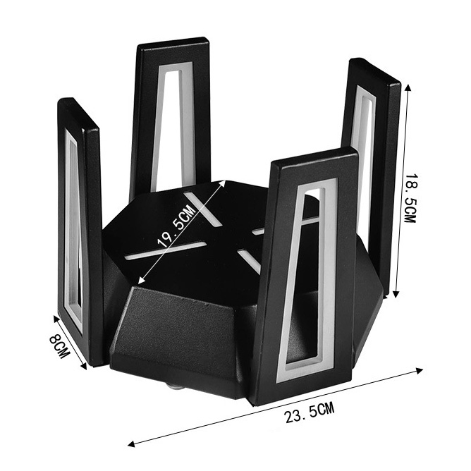 Đế trưng chai rượu có đèn led cho Bar Nhà Hàng HJ001