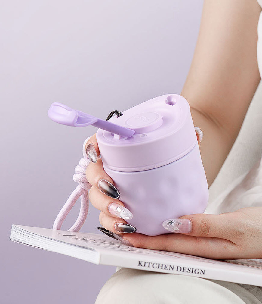 Ly giữ nhiệt đựng cafe 400ml inox y tế 316 cao cấp OBALL28