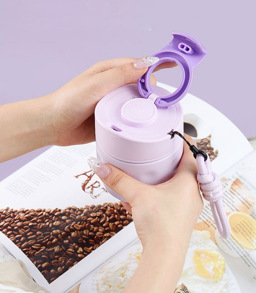 Ly giữ nhiệt đựng cafe 400ml inox y tế 316 cao cấp OBALL28