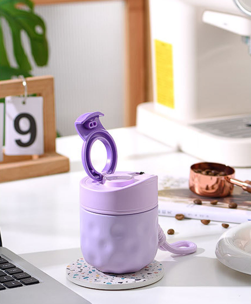 Ly giữ nhiệt đựng cafe 400ml inox y tế 316 cao cấp OBALL28