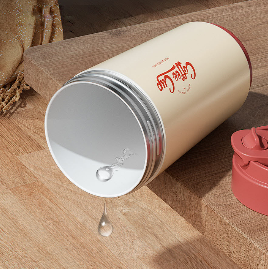 Ly giữ nhiệt đựng cafe 450ml inox y tế 316 cao cấp QS001
