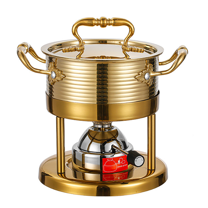 Nồi lẩu 1 người 16cm inox 304 dùng gas CN013