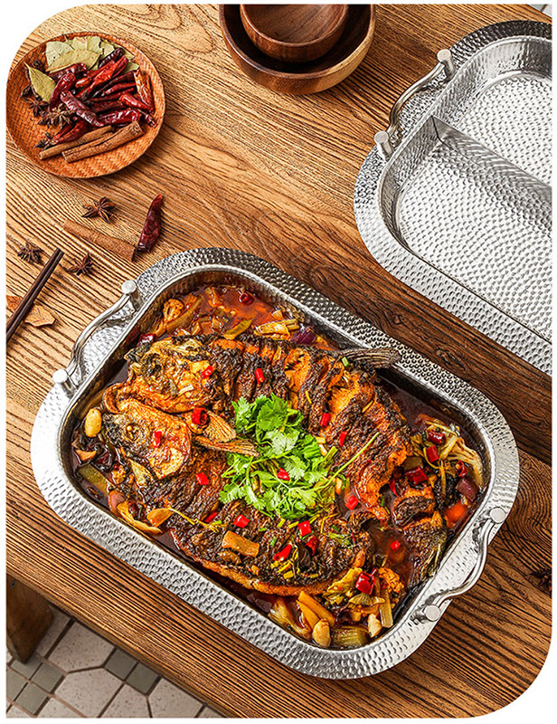 Khay hấp cá hấp cua ghẹ đựng crawfish lagu rau củ quả CWGG02
