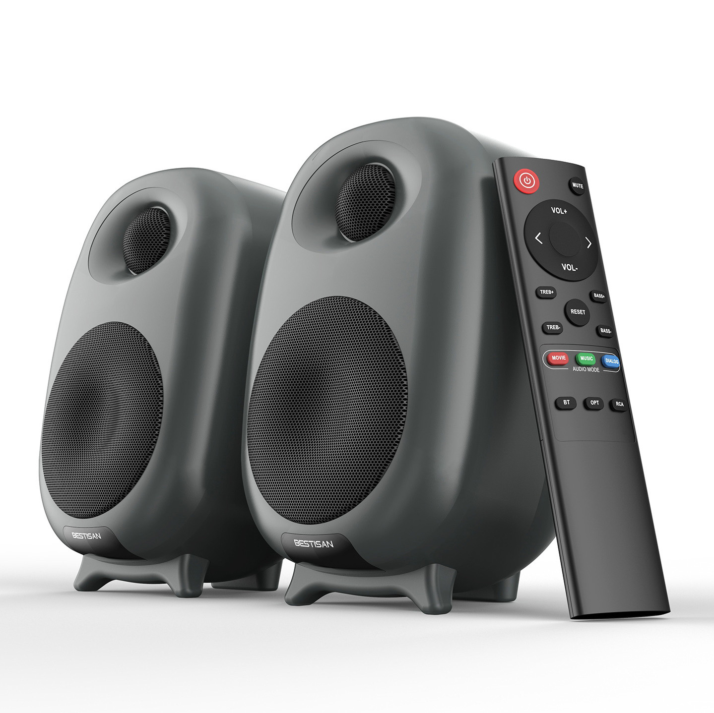 Loa bookshelf bluetooth loa vi tính 2.0 Bestisan SR06