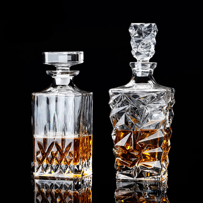 Bình đựng rượu whisky rượu tây pha lê 700-800ml BB879B