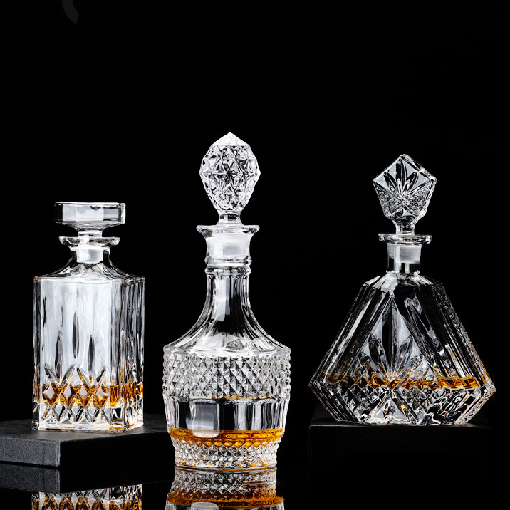 Bình đựng rượu whisky rượu tây pha lê 700-800ml BB879B