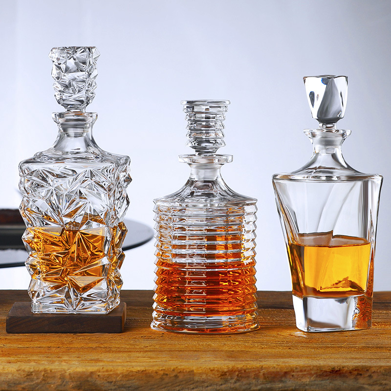 Bình đựng rượu whisky rượu tây pha lê 700-800ml BB879D