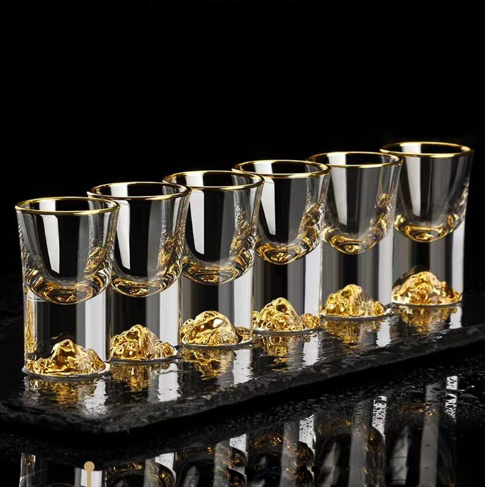 Ly rượu shot ly uống rượu tây rượu mạnh pha lê SND012 