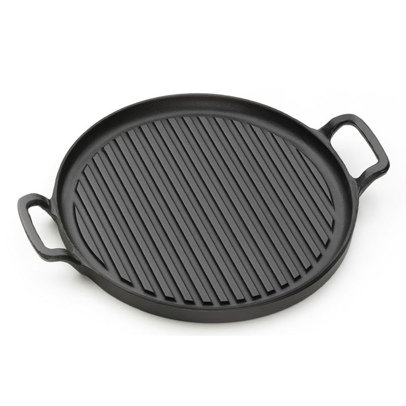 Chảo gang nướng BBQ nướng cá nướng hải sản vân sọc T029