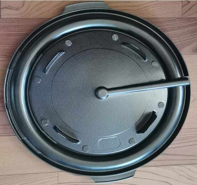 Chảo nướng sốt phô mai 5 ngăn 36.5cm phủ đá Maifan KS360