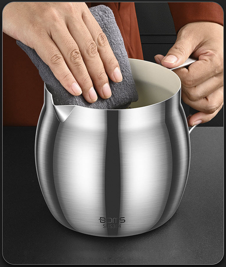 Ca lọc dầu ăn lọc cặn 1L6 inox 304 phủ gốm BOM19