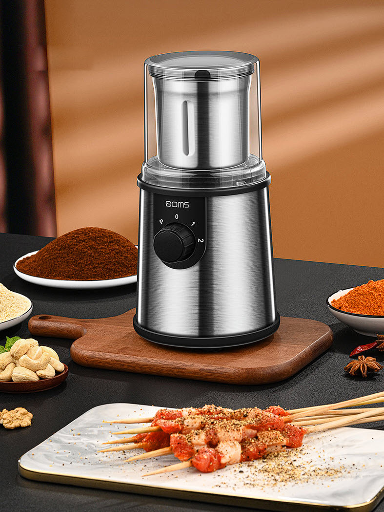 Máy xay cafe xay ngũ cốc nguyên liệu nấu ăn gia đình BOM20